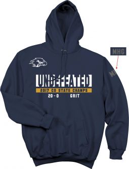 Champs - Fleece Pullover Hooded Sweatshirt, Navy